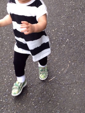 「ZARA（ザラ）のアイテム（スニーカー、グリーン系）」を使った、dorami☺︎さん（レディース・158cm）の夏コーディネート