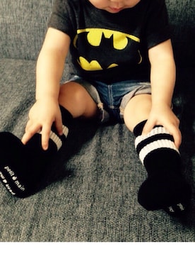 「OLD NAVY（オールドネイビー）のアイテム（Tシャツ/カットソー、グレー系）」を使った、dorami☺︎さん（レディース・158cm）の秋コーディネート