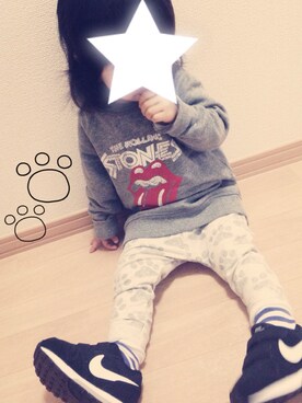 「H&M（エイチ・アンド・エム）のアイテム（スウェット、グレー系）」を使った、dorami☺︎さん（レディース・158cm）の秋コーディネート