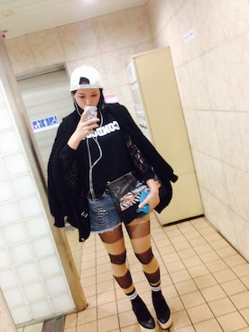 「EMODA（エモダ）のアイテム（その他シューズ）」を使った、NANAMIさん（レディース・162cm）の春コーディネート