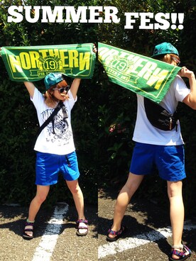 なーちんさん（レディース・154cm）の夏コーディネート