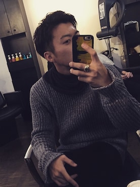 「DOLCE&GABBANA（ドルチェアンドガッバーナ）のアイテム（ニット/セーター）」を使った、Shintaro Gotoさん（メンズ・170cm）の冬コーディネート