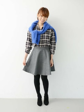 「URBAN RESEARCH（アーバンリサーチ）のアイテム（チュニック）」を使った、tomomiさん（レディース・158cm）の秋コーディネート