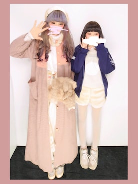 「keisuke kanda（ケイスケカンダ）のアイテム（Tシャツ/カットソー）」を使った、まゆさん（レディース・153cm）の春コーディネート