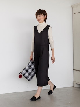 「NBB」｜「アイテム（ワンピース/ドレス）」を使った、NBB STAFF04さん（レディース・163cm）の秋コーディネート