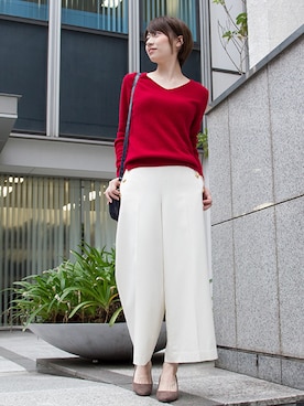 「ポシェット」｜NBB STAFF04さん（レディース・163cm）の秋コーディネート