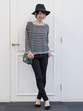 「ミニショルダー」｜NBB STAFF04さん（レディース・163cm）の秋コーディネート