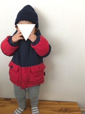 「LAGOM（LAGOM）のアイテム（ジャケット/アウター）」を使った、attoさん（キッズ・90cm）の秋コーディネート