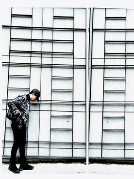 「sandro（サンドロ）のアイテム（ジャケット/アウター）」を使った、Ethanさん（メンズ・173cm）の夏コーディネート