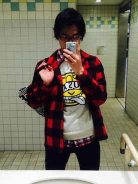 「アイテム（ピーコート）」を使った、いとう まさやさん（メンズ・175cm・10代）の春コーディネート