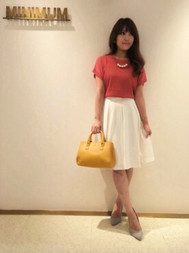 「京都マルイ」｜minimum京都マルイstaffさん（レディース・152cm）の夏コーディネート