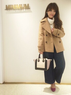 「京都マルイ」｜minimum京都マルイstaffさん（レディース・152cm）の秋コーディネート