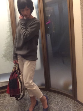 okubonさん（レディース・160cm）の冬コーディネート