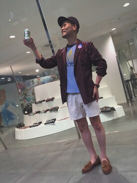 「DRIES VAN NOTEN（ドリスヴァンノッテン）のアイテム（テーラードジャケット）」を使った、jun oyaさん（メンズ・178cm）の秋コーディネート