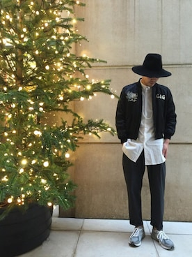 「BERGFABEL（ベルグファベル）のアイテム」を使った、jun oyaさん（メンズ・178cm）の秋コーディネート