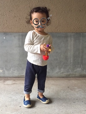 「babygap」｜「アイテム（その他シューズ）」を使った、momokoさん（キッズ・80cm）の夏コーディネート