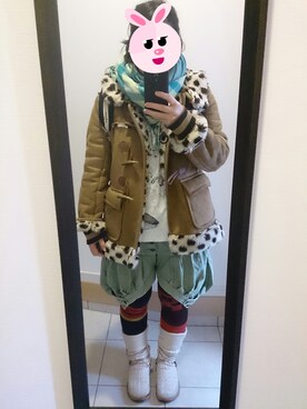 marico(´・ω・`)さん（レディース・154cm）の冬コーディネート