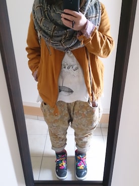 marico(´・ω・`)さん（レディース・154cm）の春コーディネート