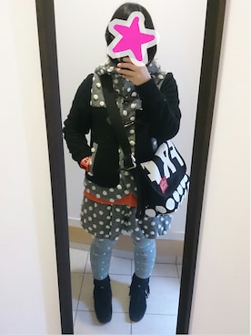 marico(´・ω・`)さん（レディース・154cm）の春コーディネート