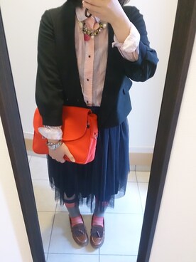 marico(´・ω・`)さん（レディース・154cm）の春コーディネート