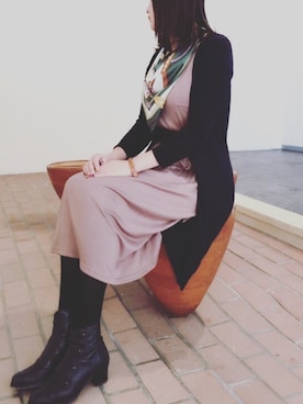 「vingtrois（バントロア）のアイテム」を使った、るーさん（レディース・172cm）の秋コーディネート