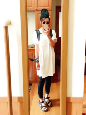 「CHAPTER WORLD select （チャプターワールドセレクト）のアイテム」を使った、chopai0912さん（レディース・163cm）の夏コーディネート