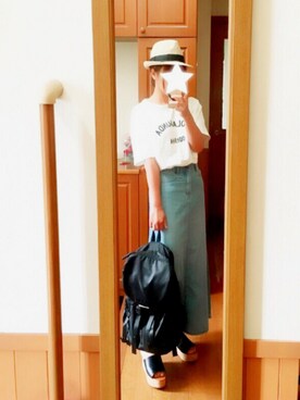 「CHAPTER WORLD select （チャプターワールドセレクト）のアイテム」を使った、chopai0912さん（レディース・163cm）の夏コーディネート