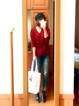 「Luz Llena (glifeed） （ラズレナグリフィード）のアイテム」を使った、chopai0912さん（レディース・163cm）の秋コーディネート