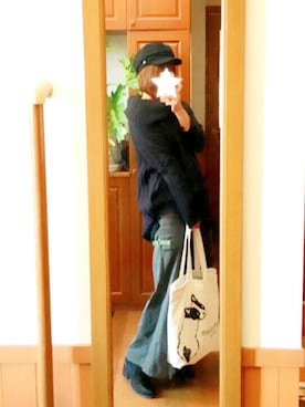 「Luz Llena (glifeed） （ラズレナグリフィード）のアイテム」を使った、chopai0912さん（レディース・163cm）の秋コーディネート