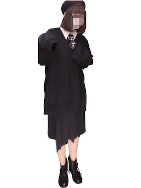 「スウエット」｜「アイテム（ハンチング/ベレー帽）」を使った、kokoさん（レディース・168cm）の冬コーディネート