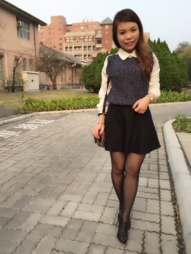 「高跟鞋」｜Zoe 小希さん（レディース・153cm）の夏コーディネート