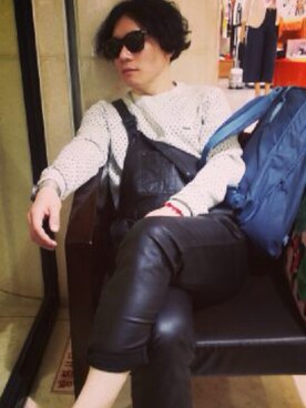 「plac jean（プラックジーン）のアイテム」を使った、Mongle bejinさん（メンズ・170cm）の春コーディネート