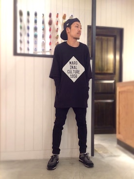 「2 class.ics（トゥークラスドットイクス）のアイテム」を使った、ZAWAさん（メンズ・169cm）の夏コーディネート