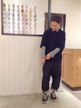 ZAWAさん（メンズ・169cm）の夏コーディネート