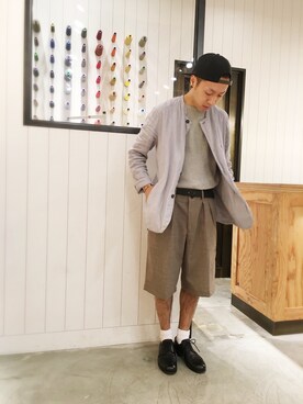 ZAWAさん（メンズ・169cm）の春コーディネート