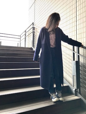 小西　幸さん（レディース・148cm）の秋コーディネート