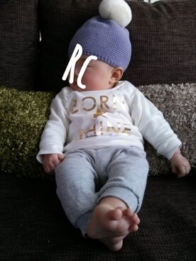 「スエット」｜RCさん（キッズ・70cm）の冬コーディネート