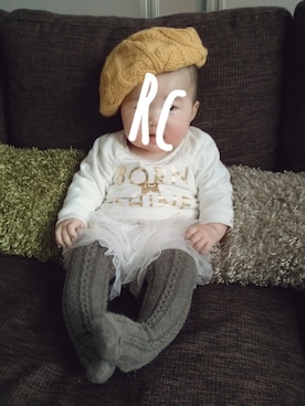 「スエット」｜RCさん（キッズ・70cm）の冬コーディネート