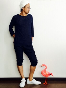 「アイテム（インテリア、オレンジ系）」を使った、leftybabyさん（メンズ・170cm）の夏コーディネート