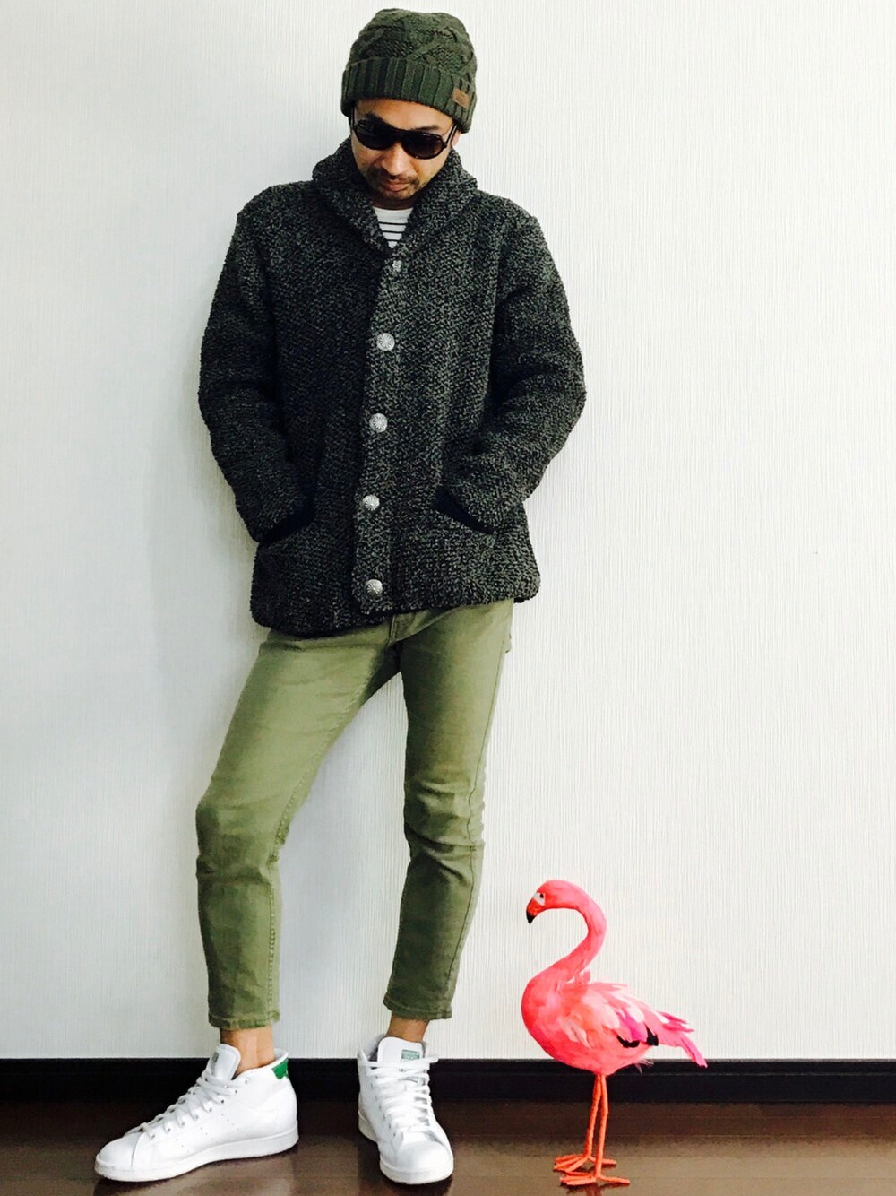 leftybabyさんの「(DORFMAN PACIFIC)W1411-WOOLRICH-CABLE（ROSE BUD COUPLES ）」を使ったコーディネート