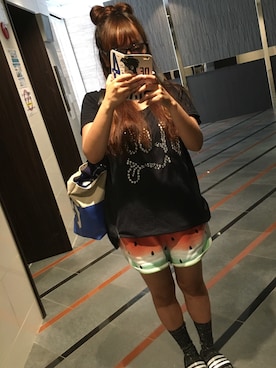 「ガンバ大阪」｜mai80さん（レディース・150cm）の夏コーディネート