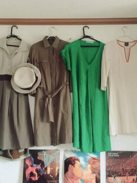 「COMME CA DU MODE（コムサデモード）のアイテム（ワンピース/ドレス）」を使った、ﾏ ｵ ﾏ ｵさん（レディース・155cm）の夏コーディネート