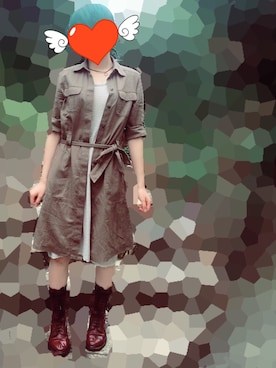 「COMME CA DU MODE（コムサデモード）のアイテム（ワンピース/ドレス）」を使った、ﾏ ｵ ﾏ ｵさん（レディース・155cm）の夏コーディネート