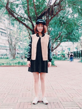 「PAZZO」｜「アイテム（ワンピース/ドレス）」を使った、Ireneさん（レディース・159cm）の春コーディネート