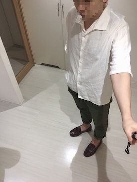 「HUKAMI（フカミ）のアイテム」を使った、トミオさん（メンズ・164cm）の夏コーディネート