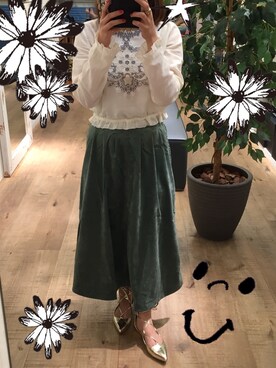 waneさん（レディース・156cm）の秋コーディネート