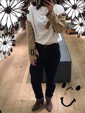 「ILIMA（イリマ）のアイテム（ブーツ）」を使った、waneさん（レディース・156cm）の冬コーディネート