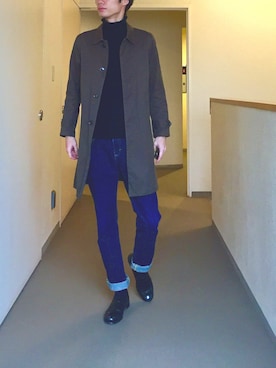 「MORGANO（モルガーノ）のアイテム」を使った、OK.Aさん（メンズ・176cm）の秋コーディネート