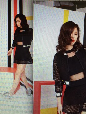 「wearsg」｜「アイテム（タンクトップ）」を使った、LivLoさん（レディース・173cm）の冬コーディネート