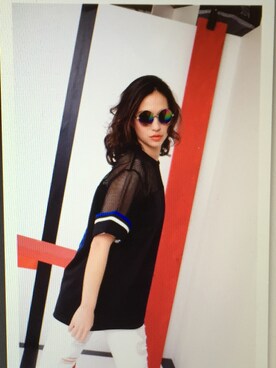 「wearsg」｜「アイテム（デニムパンツ）」を使った、LivLoさん（レディース・173cm）の冬コーディネート